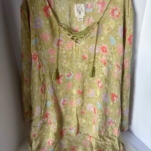 Women’s billabong Swim Coverup -Tunic Size L